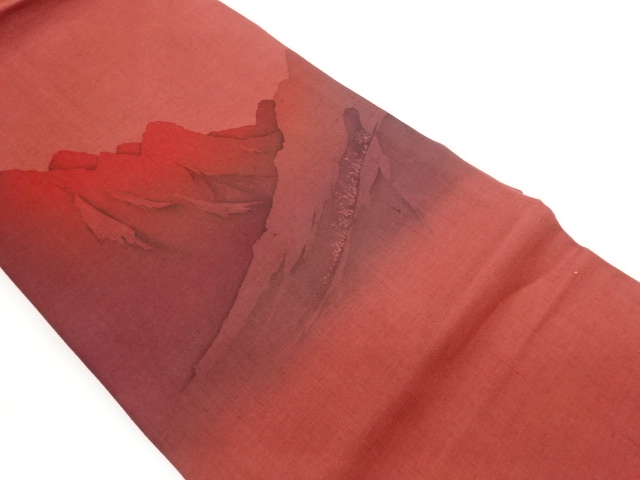 JAPANESE KIMONO / NAGOYA TSUMUGI / WOVEN MOUNTAIN 